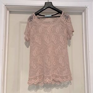 Woman's crochet style top